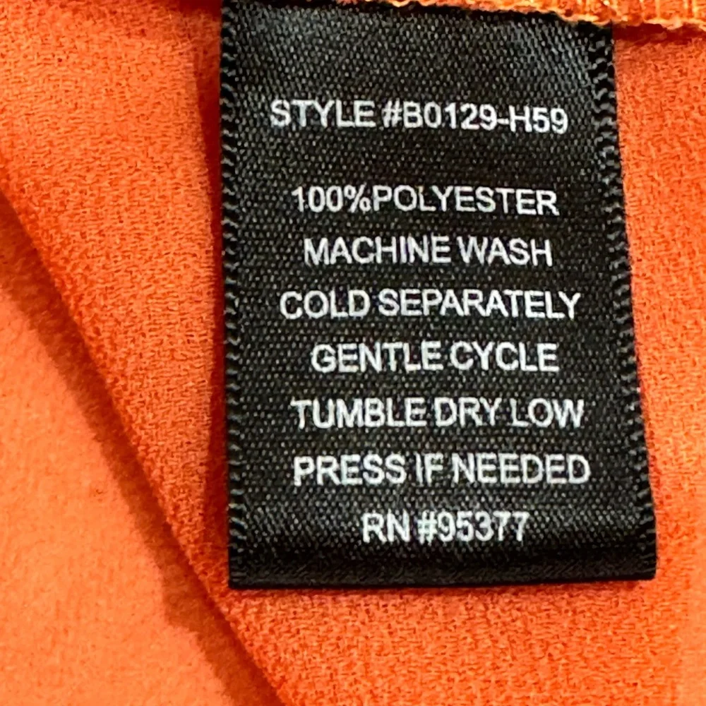 Sanctuary Tangerine Quilt Yoke Long Sleeve Top Size XS - Picture 5 of 5